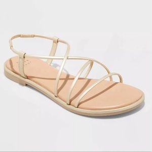 NWT A New Day Sierra gold sandals